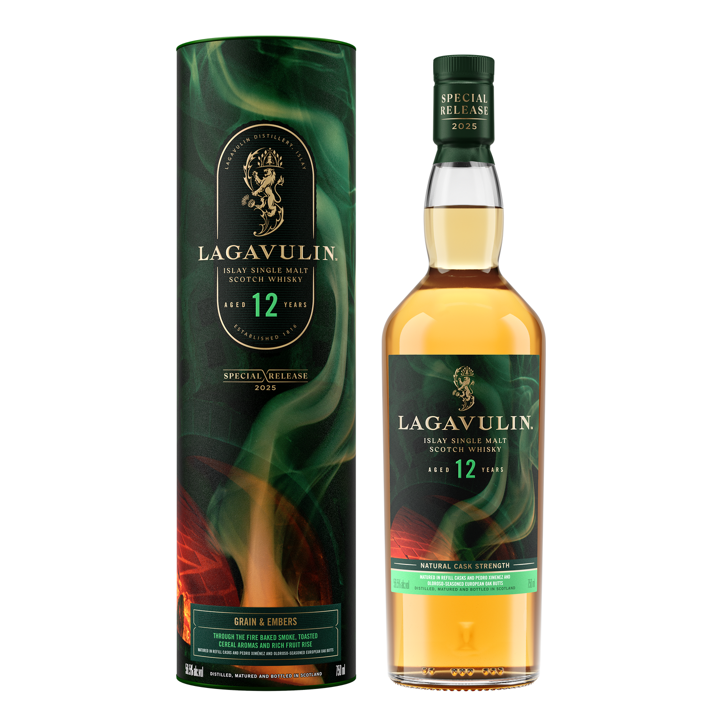 Lagavulin Grain & Embers Single Malt Whisky, 70cl