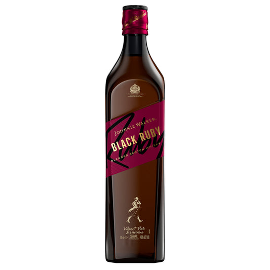 Johnnie Walker Black Ruby whisky escocés de mezcla suave sabor frutal 70cl