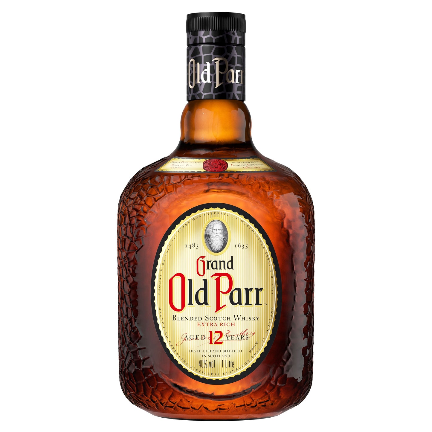 Old Parr 12 Años whisky escocés de mezcla 1L