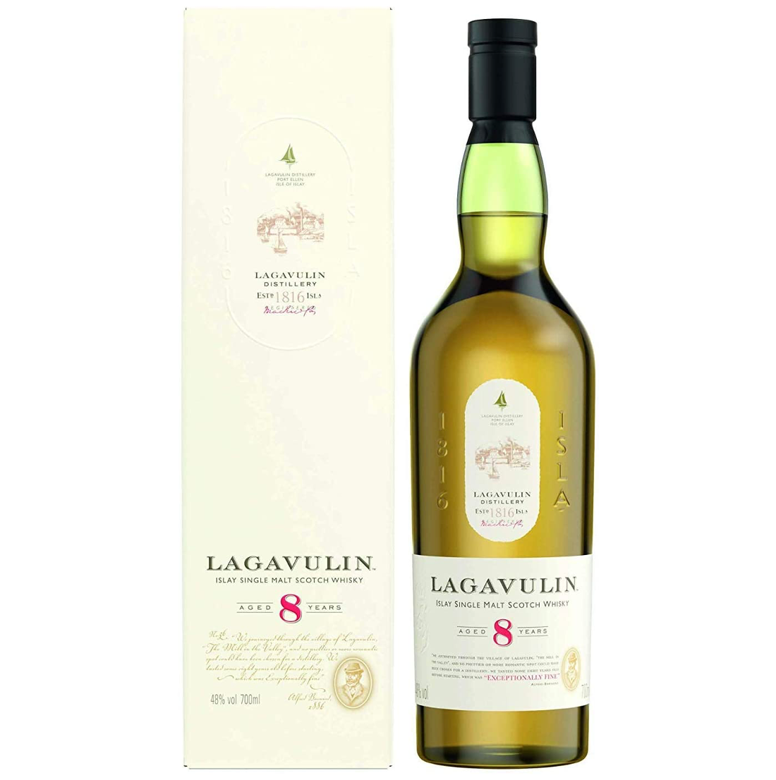 Lagavulin 8 whisky escocés de malta 70cl