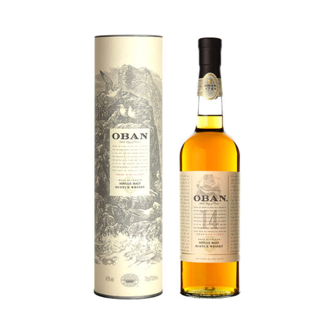 Oban 14 Años whisky escocés de malta 70cl