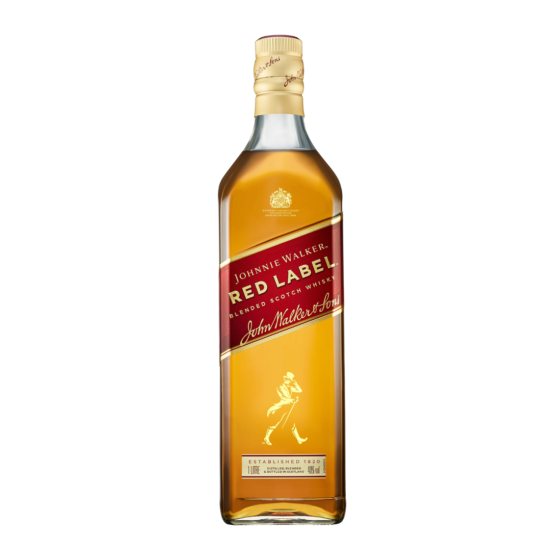 Johnnie Walker Red Label whisky escocés de mezcla 1L